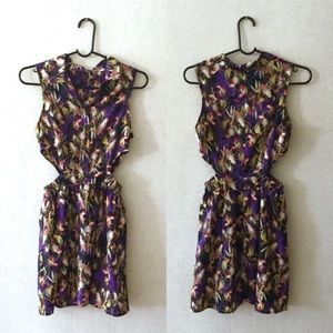 Material Girl Cutout Parrot Dress